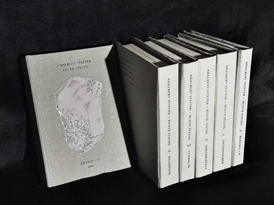 Buchgestaltung "Bunte Steine – Adalbert Stifter"
